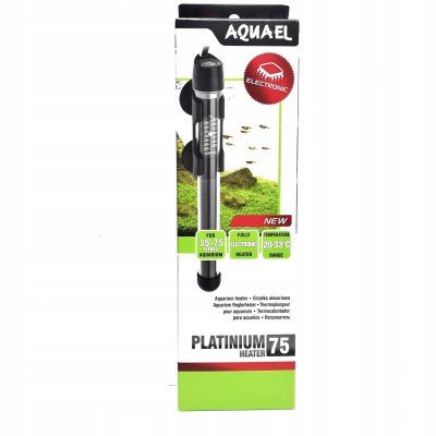 Aquael PLATINIUM HEATER 75w нагреватель35-75л